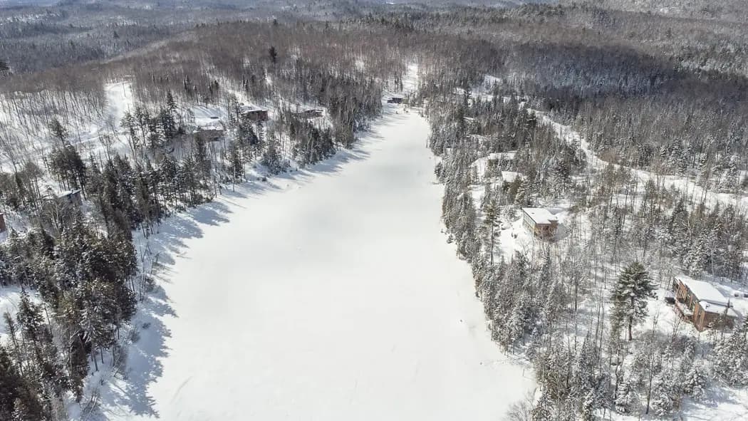 Lac Lili aerial view